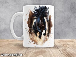 Hrnek - 0383 - Kůň v běhu 03